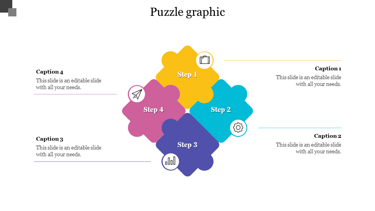 Effective Puzzle Graphic PowerPoint Presentation Design